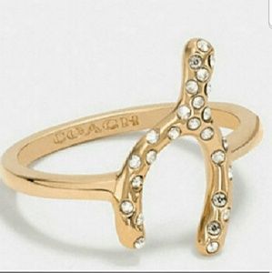 COACH WISHBONE RING
